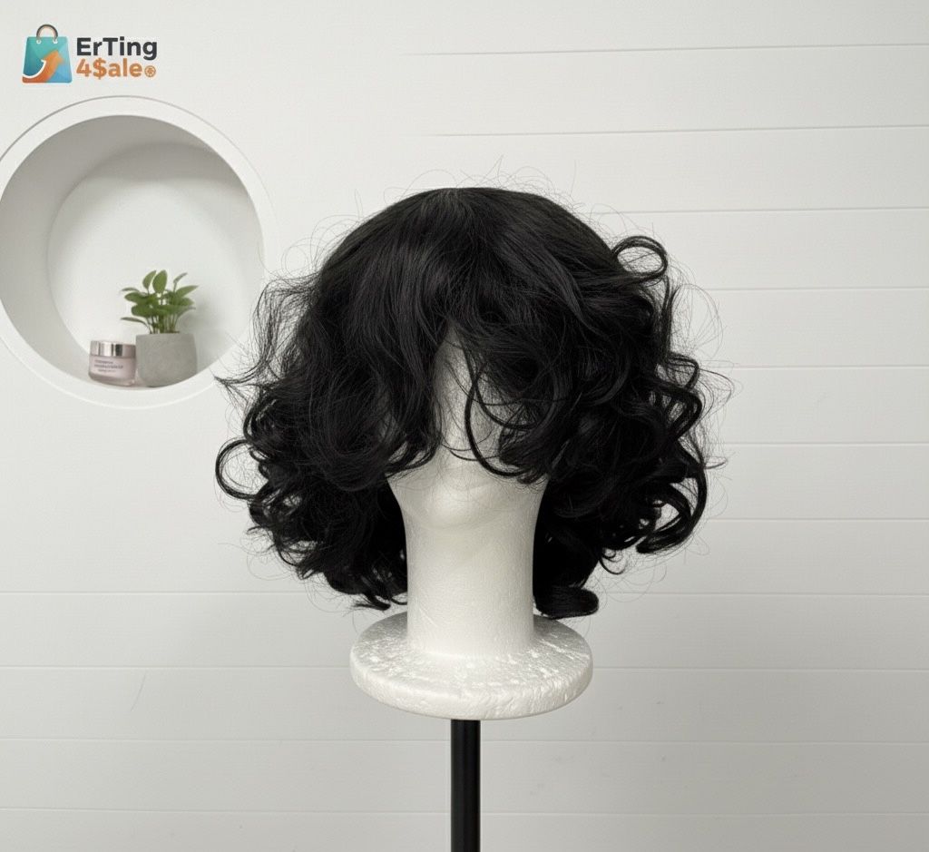 Short Wavy Synthetic Bob Wig