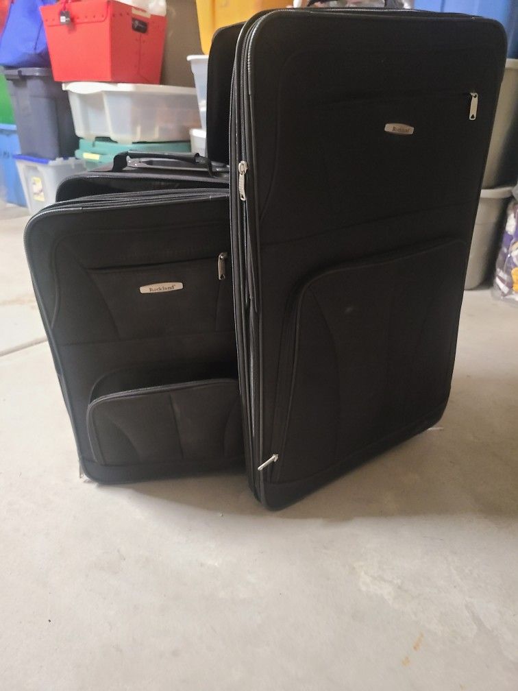 Luggage Set of 3 Black