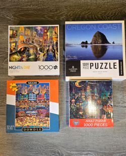 4 jigsaw puzzles