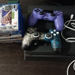 Playstation 4 bundle with stuff controller