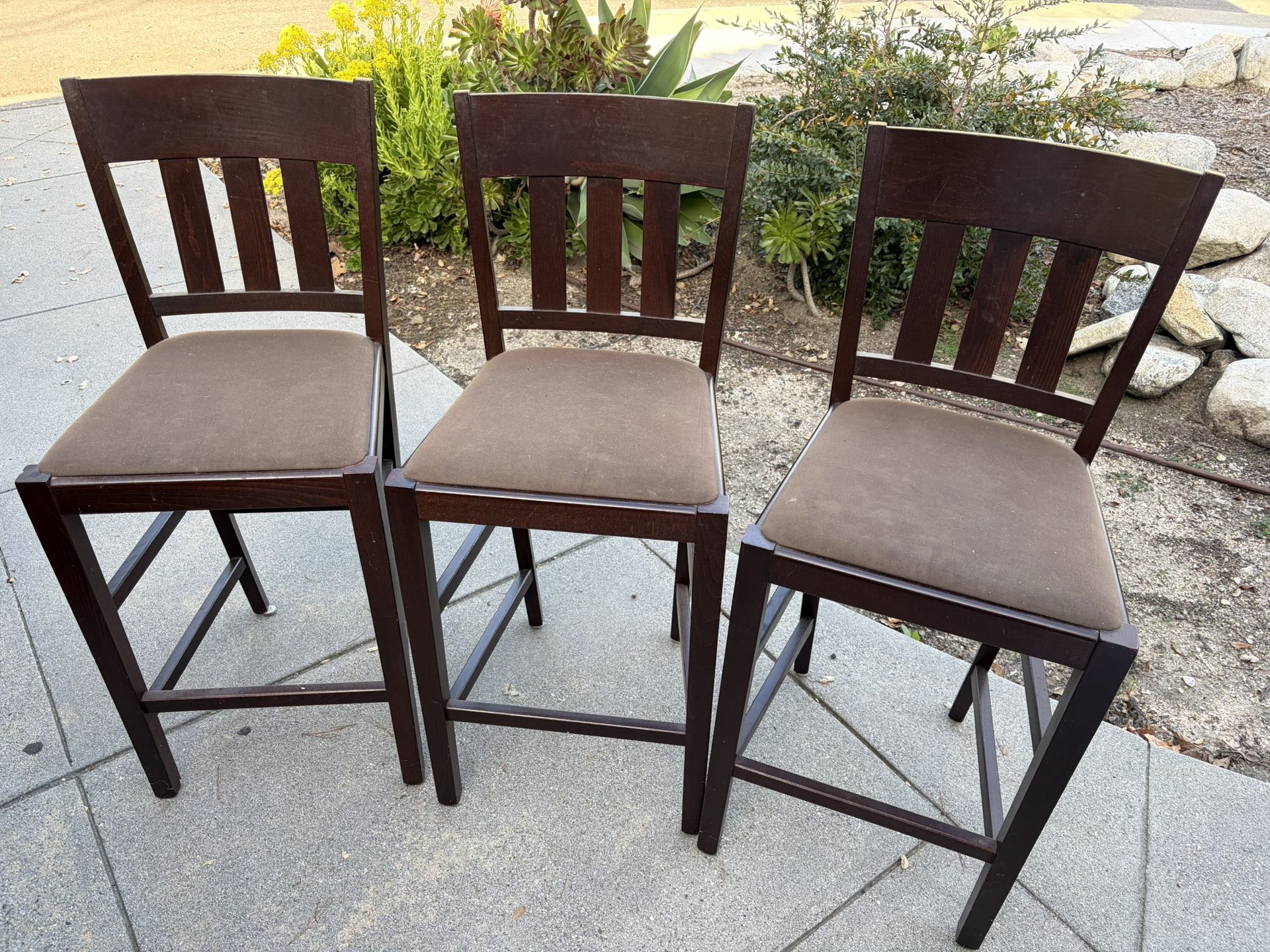 3 Crate And Barrel Bar Stools