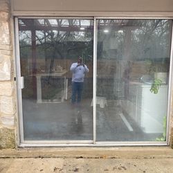 Glass doors