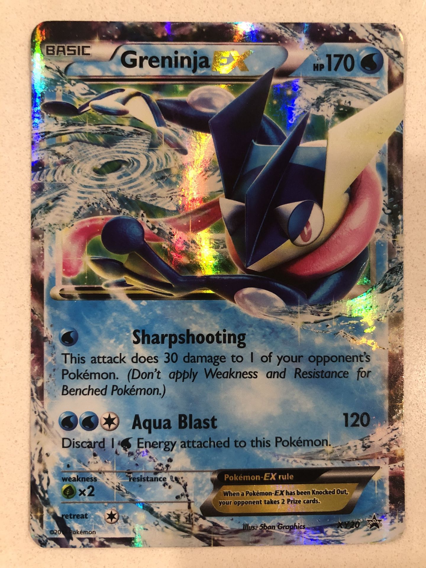 POKEMON TCG GRENINJA EX HOLO PROMO XY20