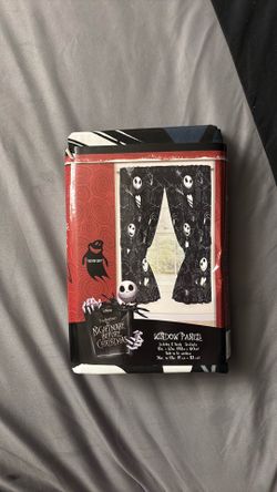 New Nightmare Before Christmas window panels curtains