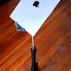 Floor Tablet Holder Stand - Size Large 12" 5ft Height 