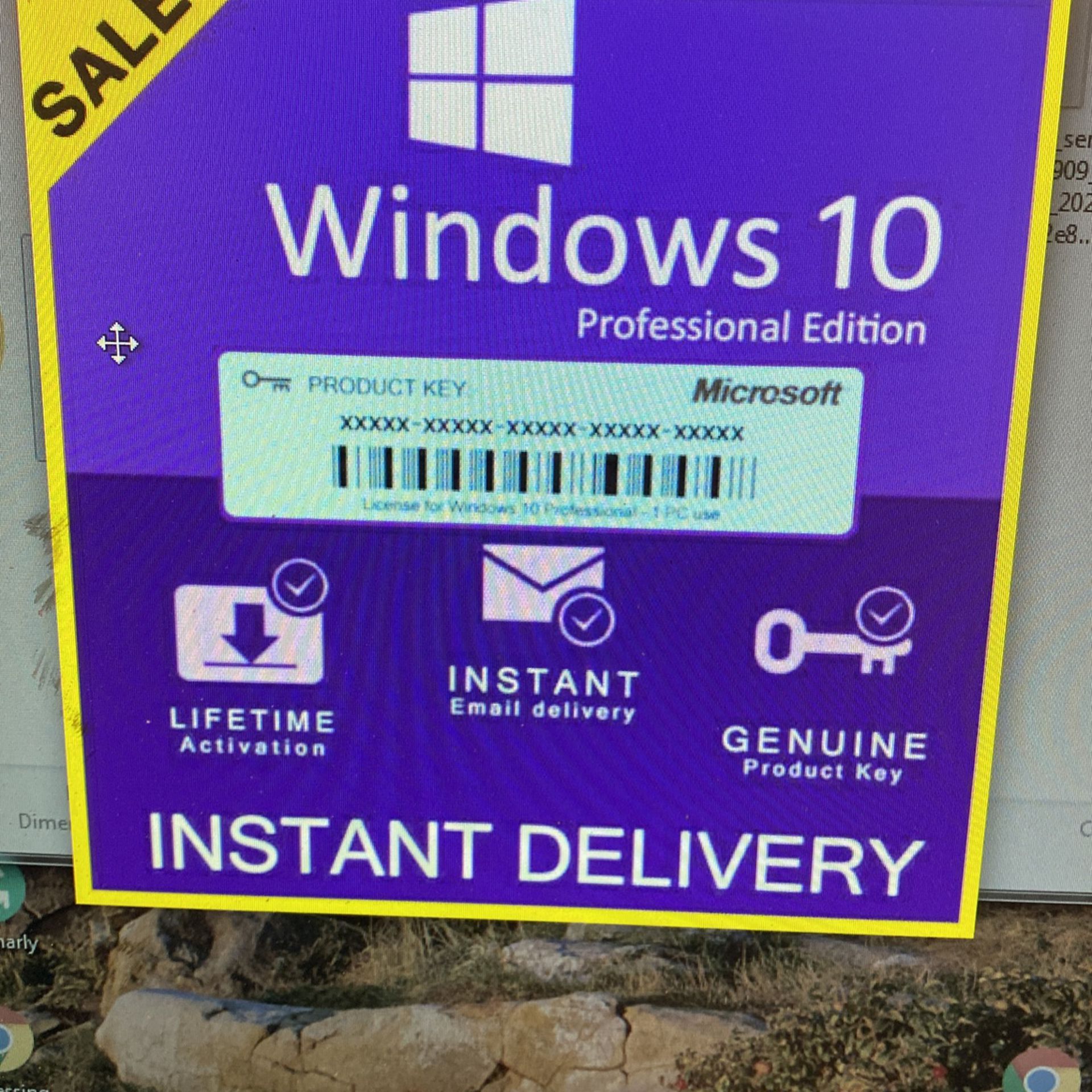 Window 10 Pro License Key Instant Email Delivery
