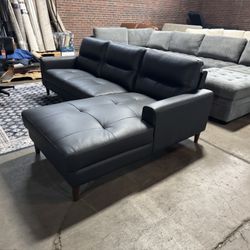 Altair 2 Piece leather Sectional sofa