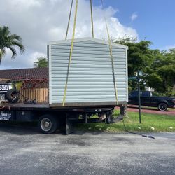 Sheds Relocated , Movemo Casita De Patio Container Rv Trailer Crane Available 
