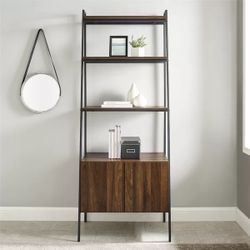 Little Italy 72'' H x 28'' W Ladder Bookcase