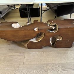 ✨ Freeform Small Faux Wood Console Table — Statement Piece! ✨