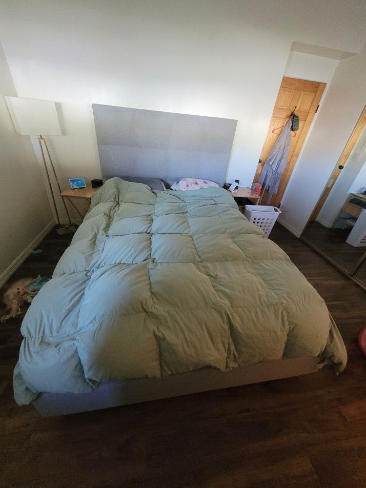Queen Bed Frame With Storage Living Spaces