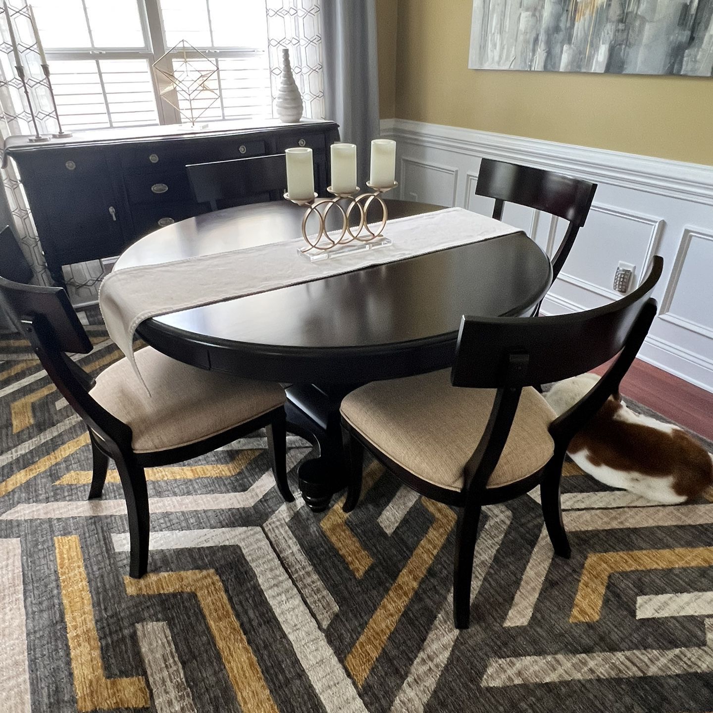 Dining Room Set with 4 Chairs
