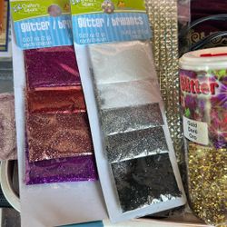 Craft Supplies Glue Glitter Sparkles 