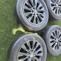 4 2024 TOYOTA HIGHLANDER 20" RIMS&TIRES