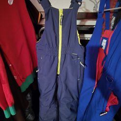 Kids Snow Bib Overalls Size Small 6-7