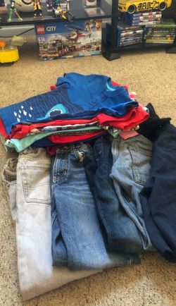 Kids clothes shirts 5&6 pants 7 25 shirts 1-$3 pants 3$
