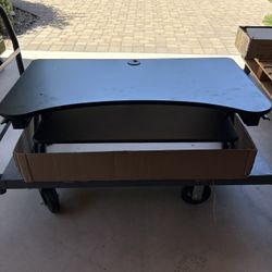 Deluxe Height Adjustable Sit to Stand Desk Computer Riser