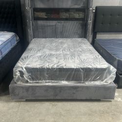 MUST GO TODAY!! Queen Size Fireplace Bed 