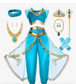 Jasmine girls Halloween costume new size 5/6