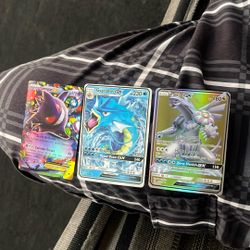 Mexico Gangaerd , Gyarados , And Palkia Gx Pokémon Cards
