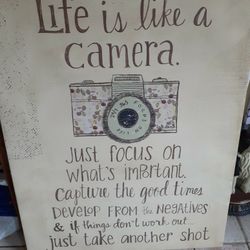 CAMERA BUFF PICTURE  .24x31 Inches