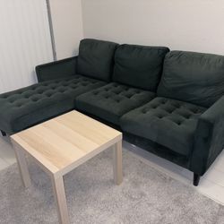 Great Velvet Sectional Sofa