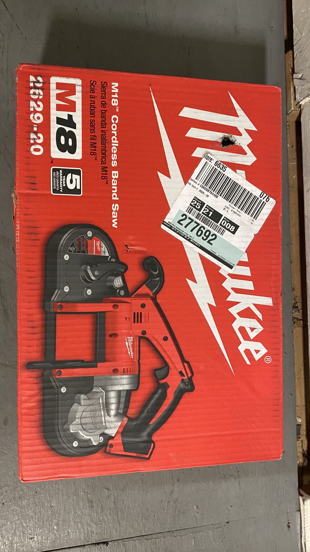 Milwaukee M18 Lithium-Ion Cordless Band Saw (Tool Only) 2629-20