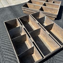 Vintage Industrial Steel Bins