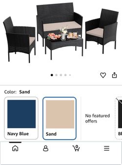 Patio forniture set 4 pieces