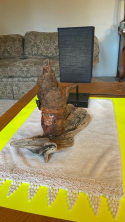 Driftwood Wood Spirit Face Sculpture