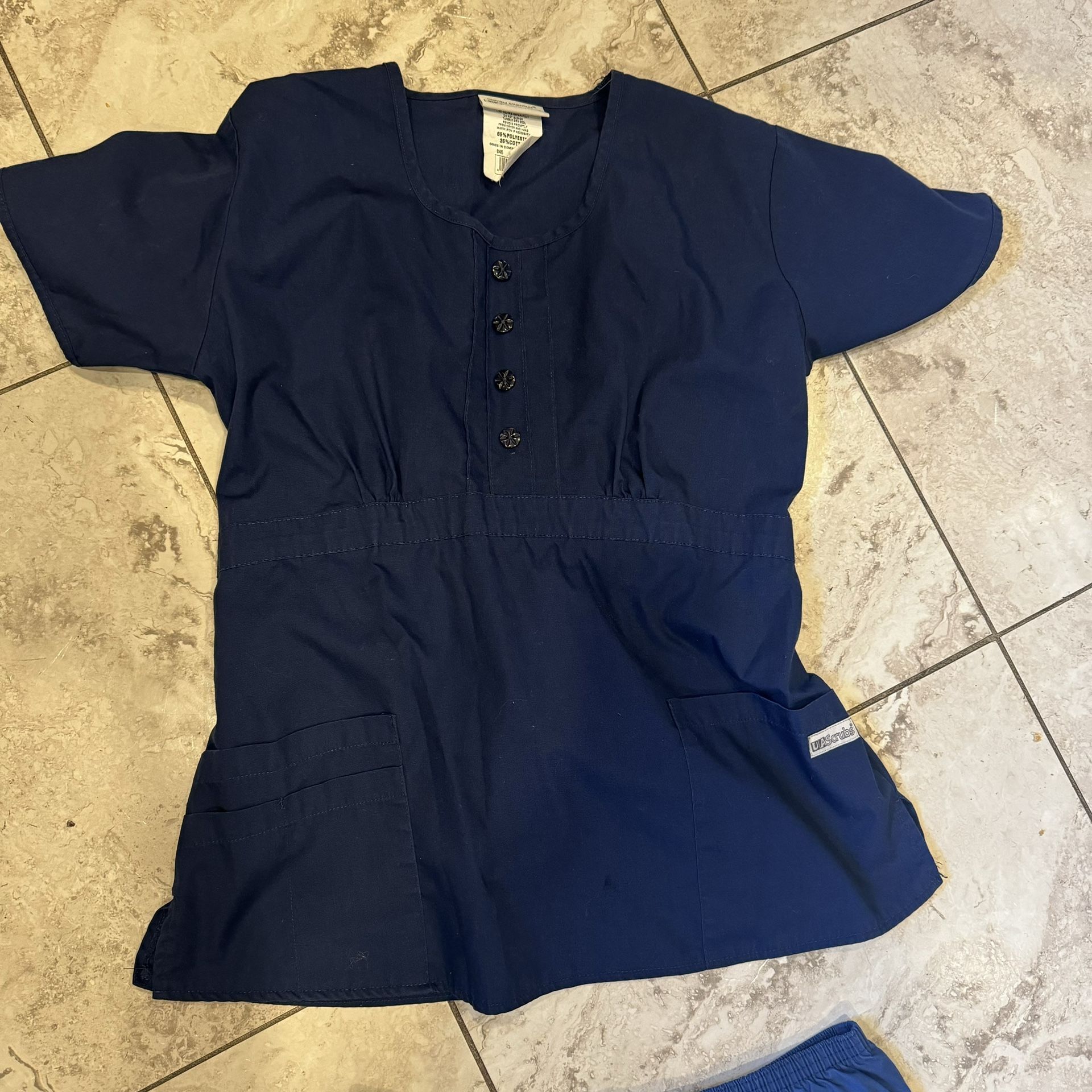 Medical Nursing Scrub Blue