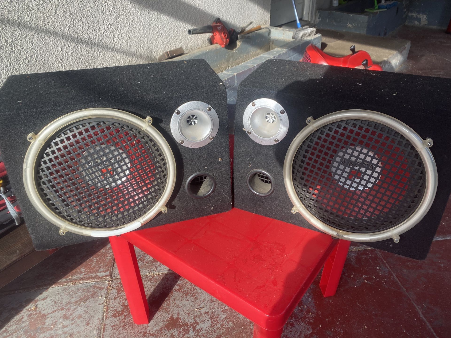 Tennis speakers, Walmart brand