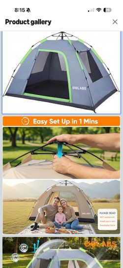 Pop Up Camping Tent