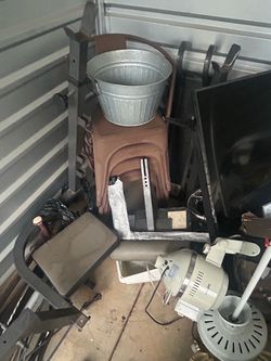 Cheap Metal, Weights & Misc Cleanout Lot – Take All