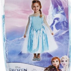 Disney Frozen Elsa Dress Costume. Size Small ForSix