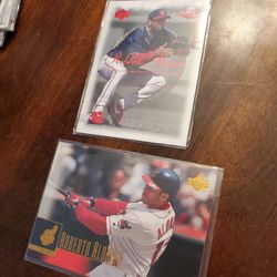 Roberto Alomar Cleveland Indians Baseball Cards Lot 