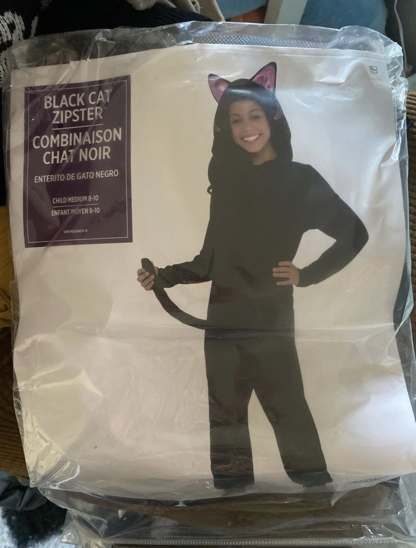 Halloween Costume Boys Or Girls Size 8-10 Cat Costume