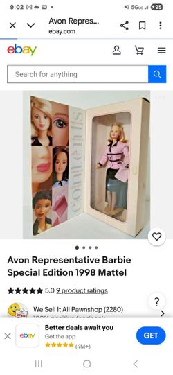 New In Original Box 1st Series Special Edition Mattell Avon.barbie