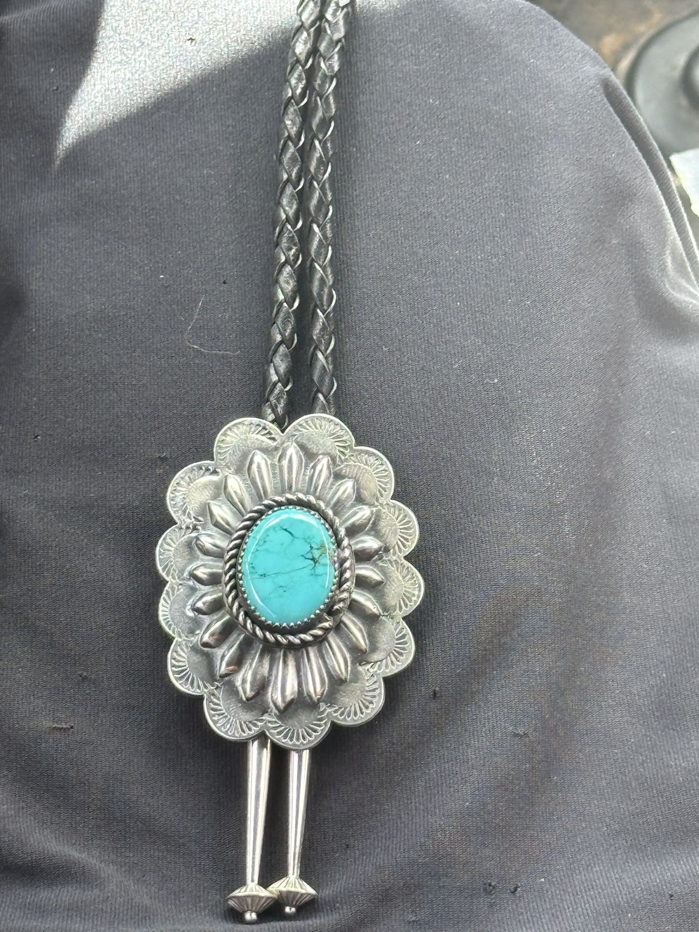 Sterling Silver Bolo Tie 