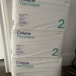Coterie Size 2 Diapers 