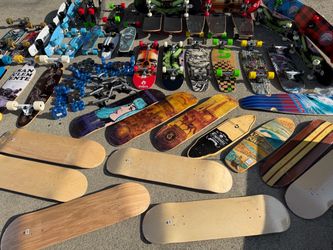 Trick skateboard cruisers and parts