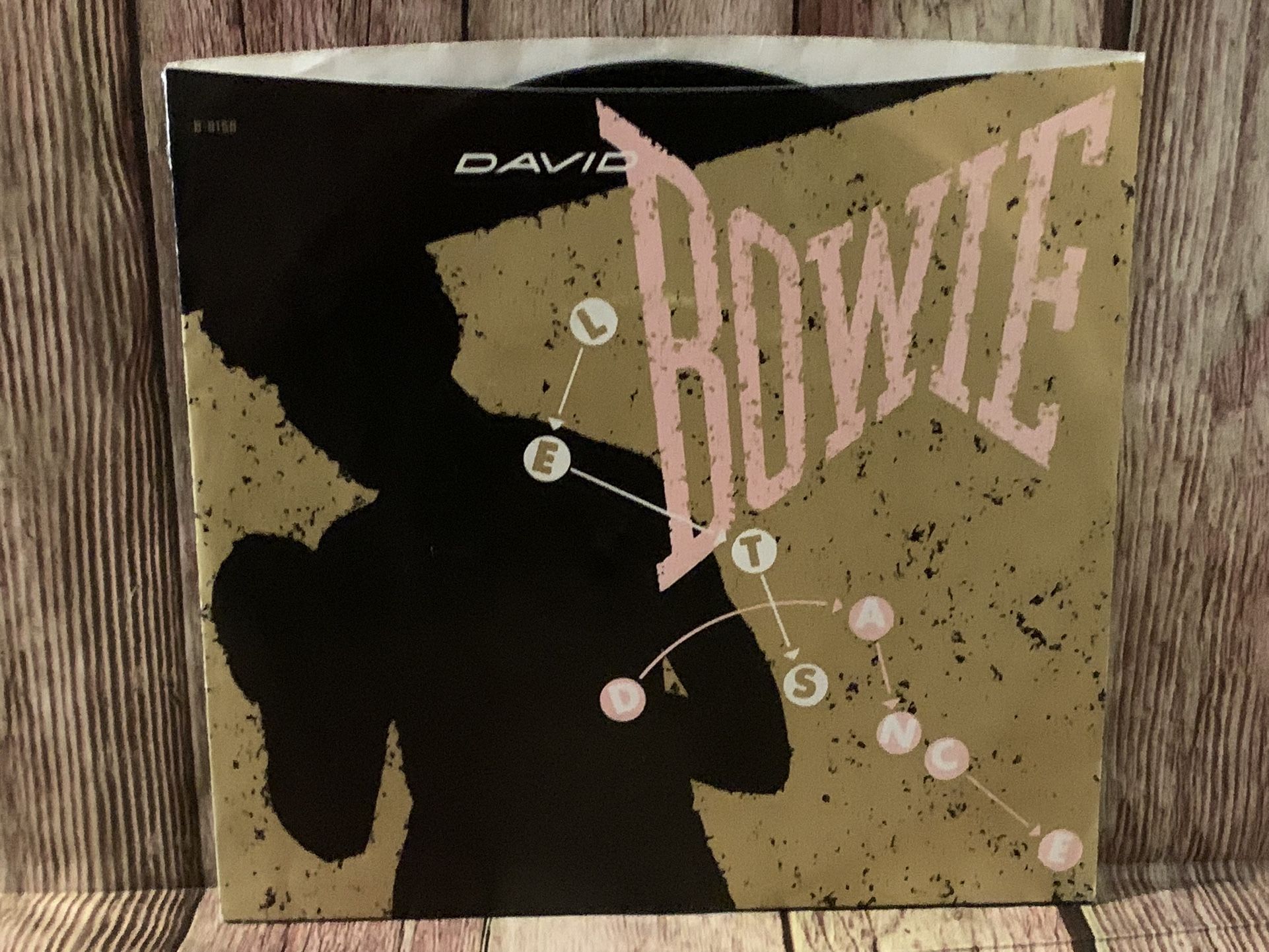 David Bowie LET'S DANCE/CAT PEOPLE 7" Vinyl EMI America B-8158 US 1983 EX/EX