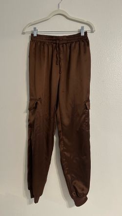 Satin joggers