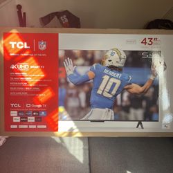 43 Inch TLC  4K Google Tv