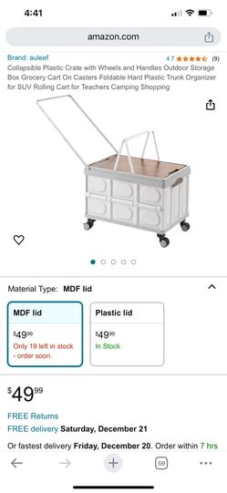 collapsible plastic crate