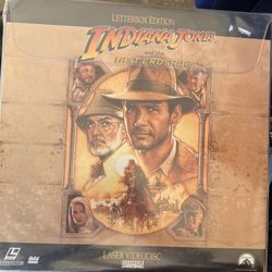 Set of 2 Indiana Jones Laser Video Discs  