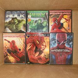 DC And Marvel DVD's Collectibles 