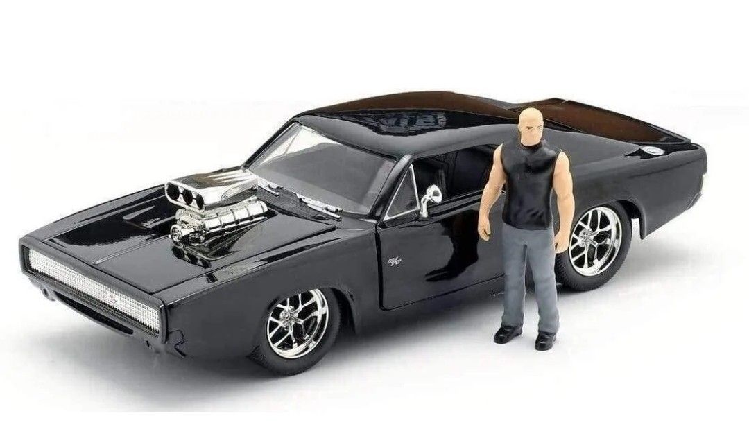 Car Dodge Charger Rt Fast And Furious Choose 1/24 With Figurine