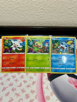 Scorbunny, Grookey, Sobble SWSH Promos