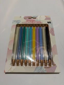 10-Count Ballpoint Pens Set
